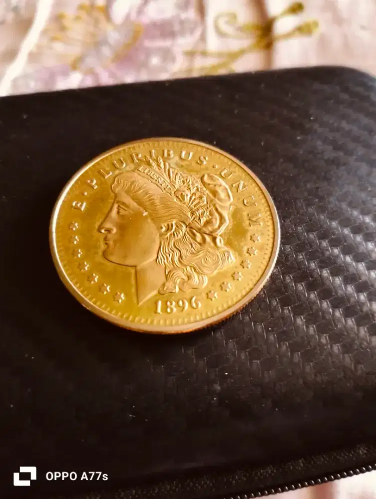 KOIN LAPIS EMAS TAHUN 1896