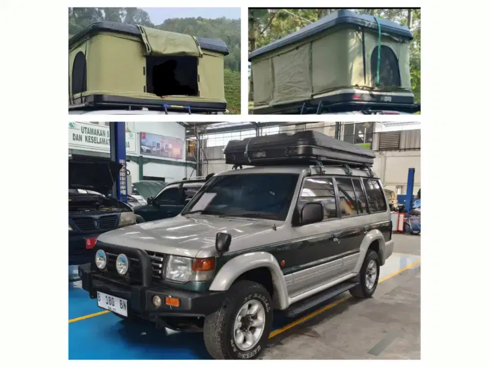 4x4 Mitsubishi Pajero V6 3000cc Bensin Manual 1995 Tenda Roof Top Tent