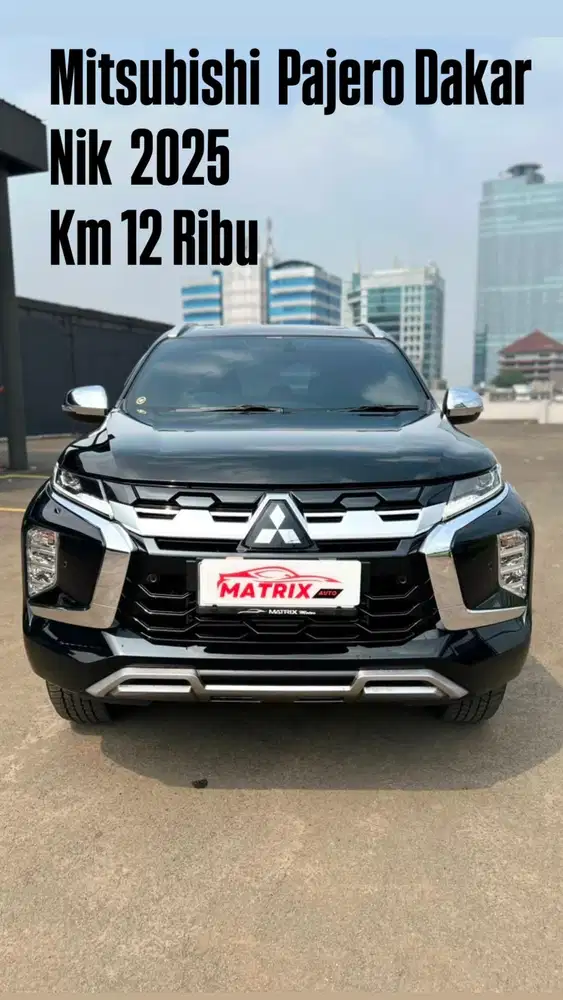 Mitsubishi Pajero Sport Dakar Nik 2025 Black on black Siap pakai