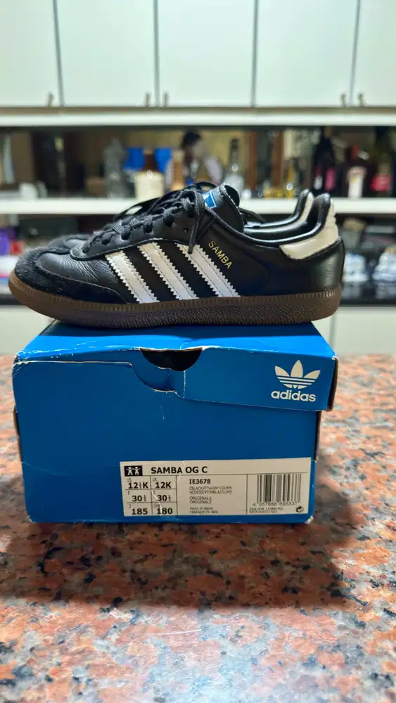 Adidas Samba Kids OG Size 30.5 Mulus Kaya Baru