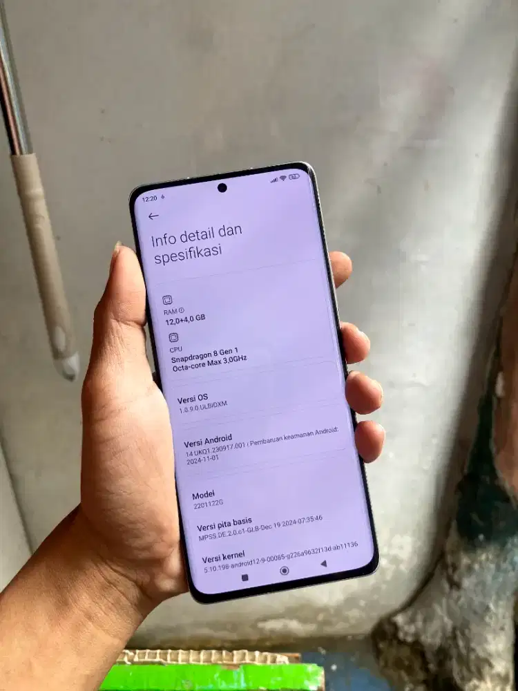 mi 12 pro 5G NFC 12/256gb hp flagship