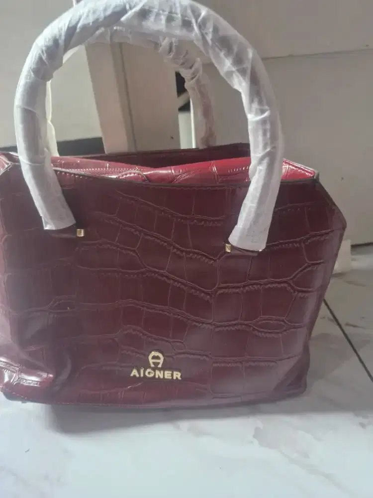 Tas jinjing bahan croco