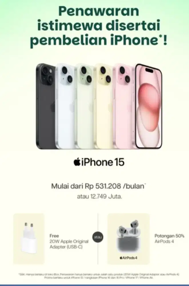 Kredit iphone 15