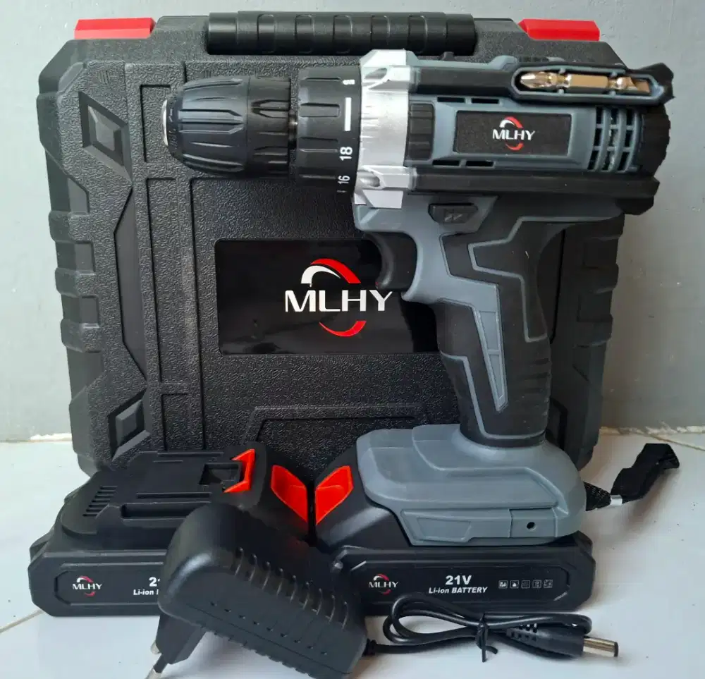 Baru MLHY bor cordless brushless 2 batere