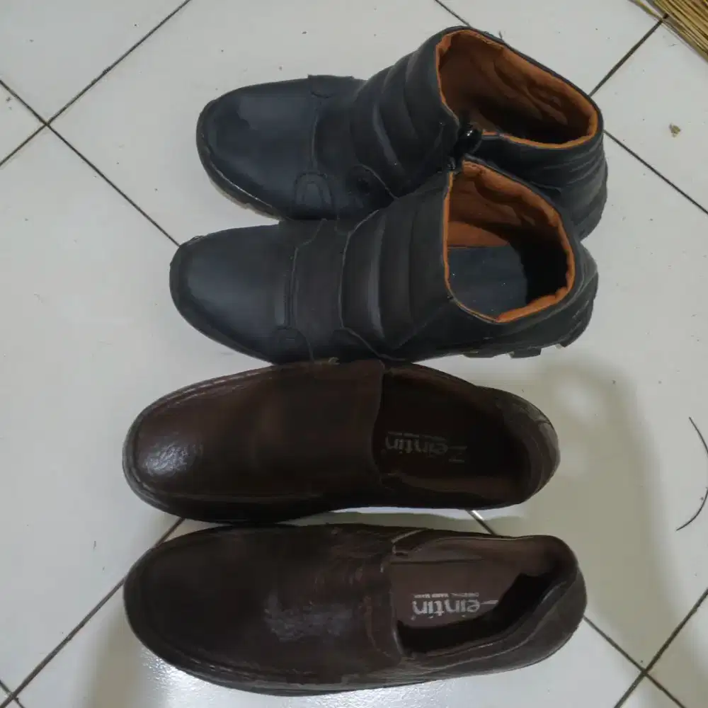 Sepatu pria kulit bekas msh layak pakai