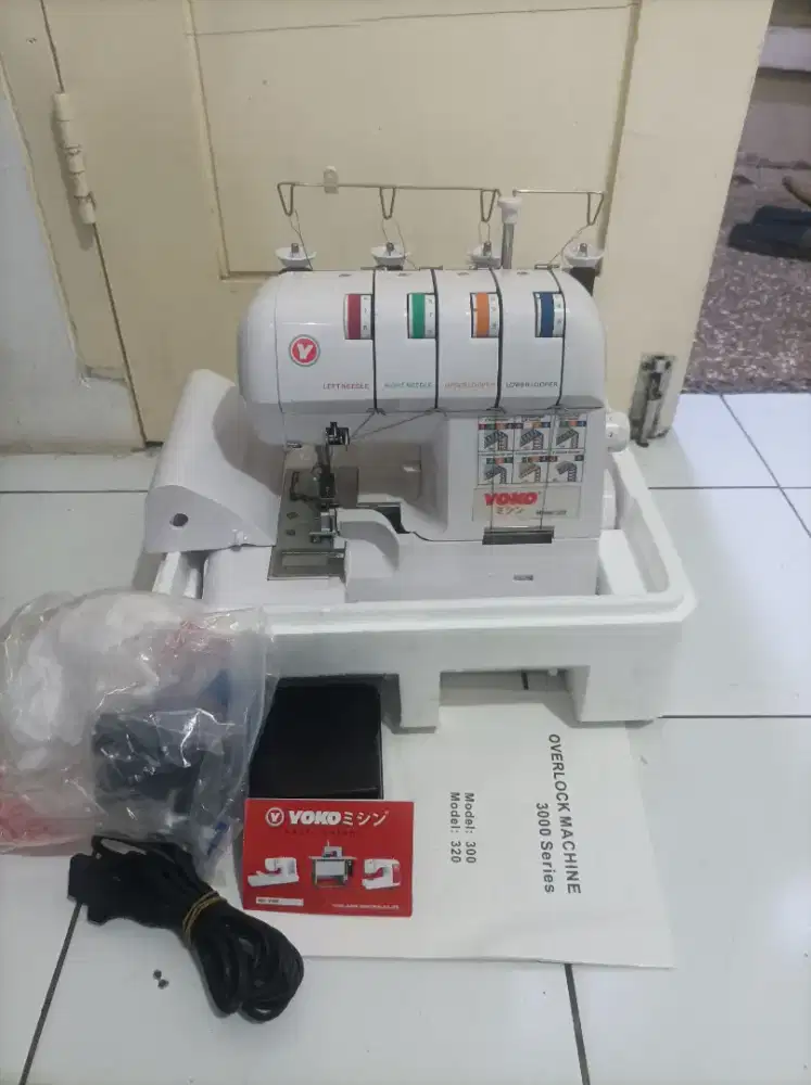 MESIN JAHIT OBRAS PORTABLE MERK YOKO-320