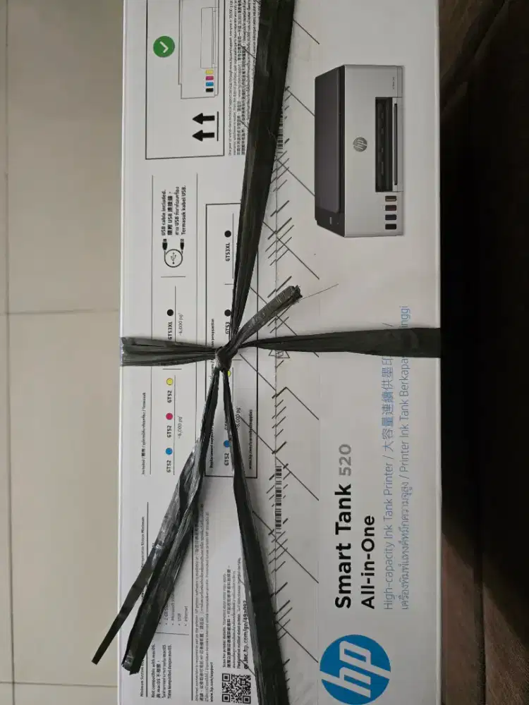 Printer HP 520 kondisi baru 100%