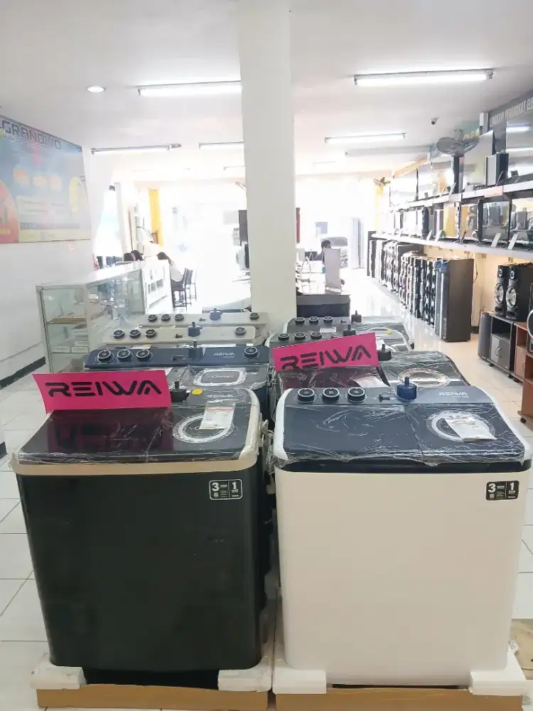 MESIN CUCI REIWA 2 TABUNG 7KG CICILAN DP 0