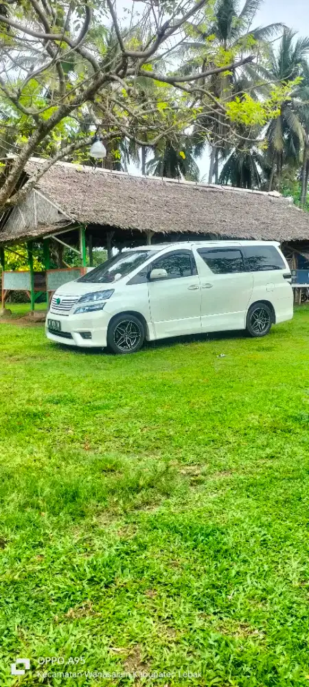 Toyota Vellfire 2011.pemakaian 2012.Type Z Audioless Powerbackdoor