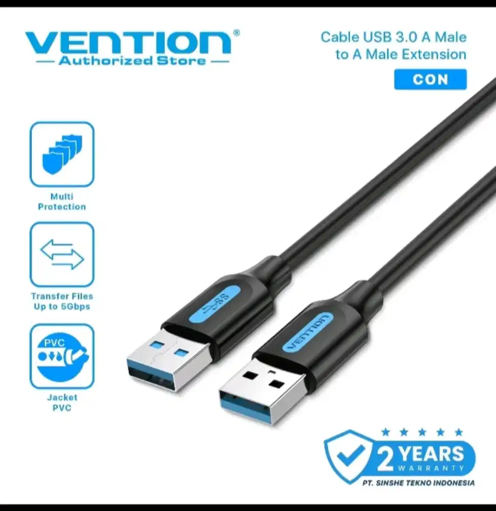 Vention Kabel USB 3.0 Male To Male Extension Perpanjangan USB 3 Meter