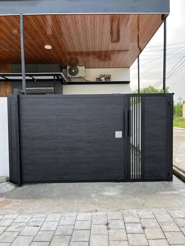 pintu pagar grc minimalis