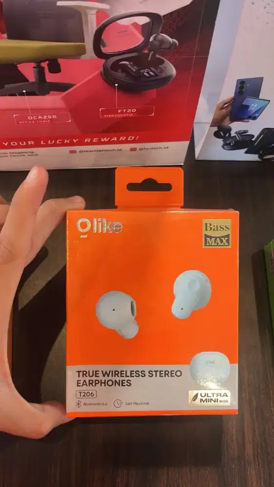 OLIKE T206 TWS Wireless Earbuds Small Mini Earphone Bluetooth 6.0