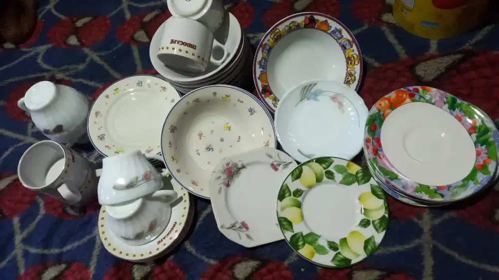 1 set pecah belah klasik