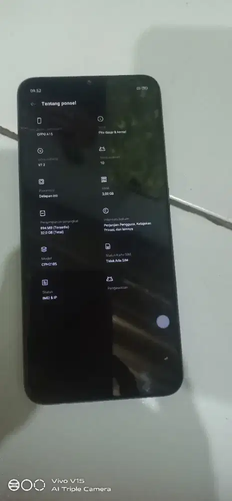 Oppo A15 Ram 3/32