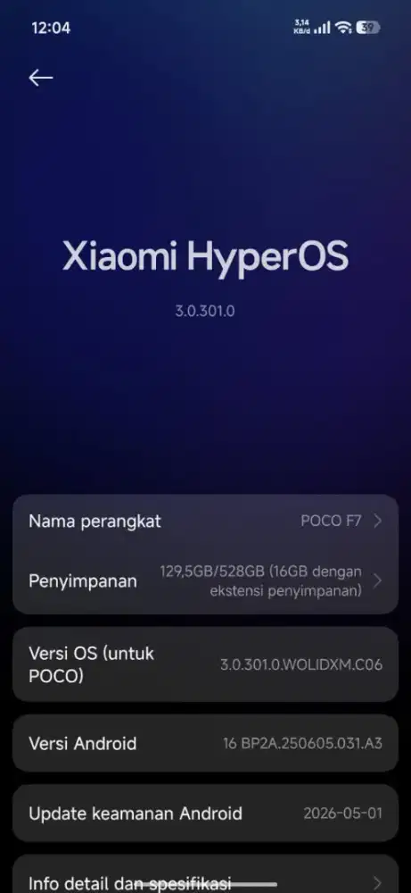 POCO F7 12/512 Limited Edition Mulus