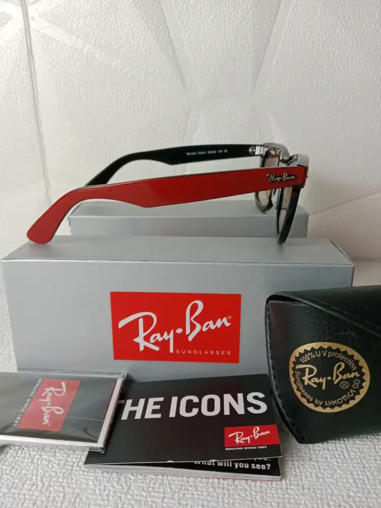 Kacamata Rayban Wayfarer Street Neat RB2240 955/51 Red