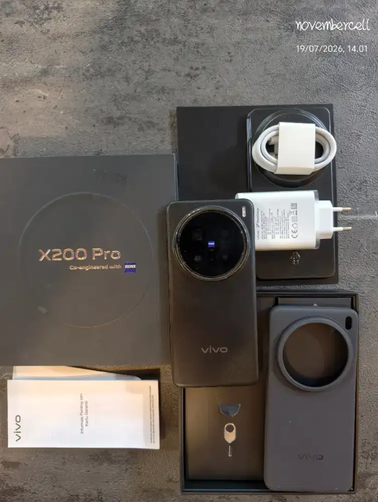 vivo x200 pro 16/512 kondisi mulus likenew fullset