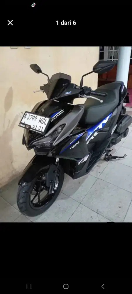 Yamaha aerox alpa km 1400