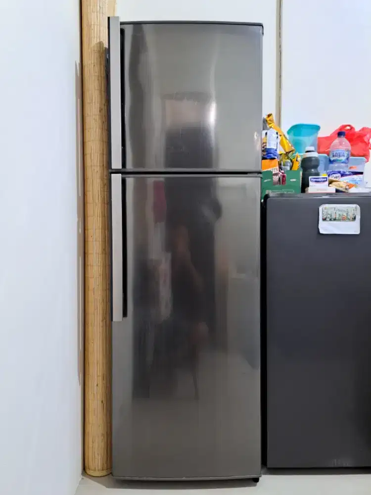 Lemari es kulkas 2 pintu jumbo sharp SJ 315GC