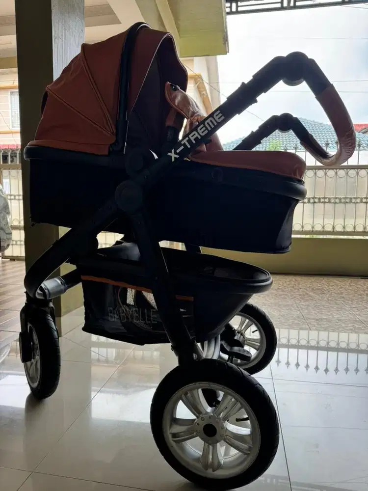 Stroler second (bekas) kulit asli