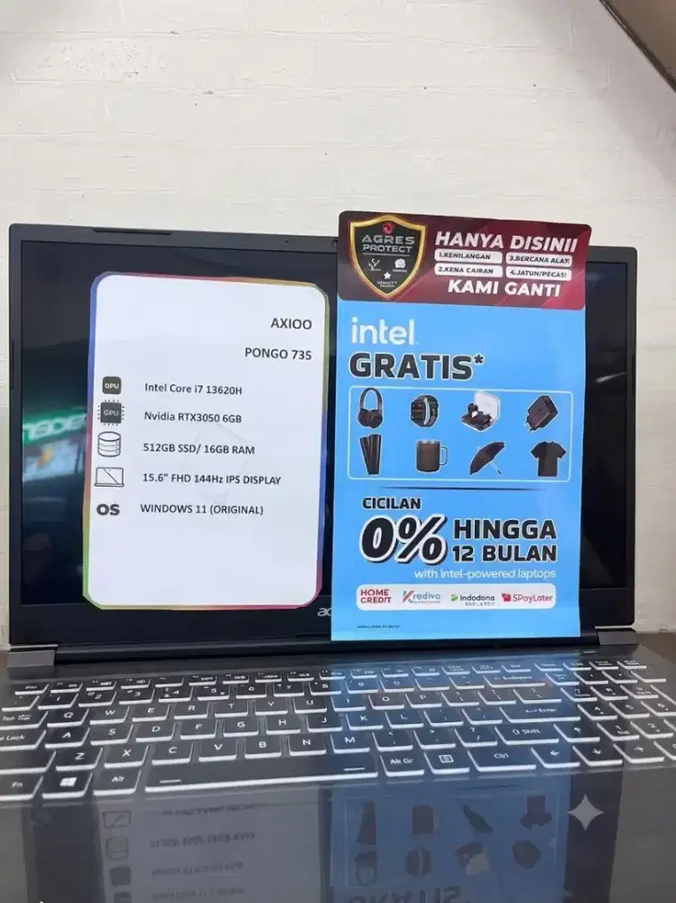 Laptop Axioo Pongo Promo Free 2x Angsuran