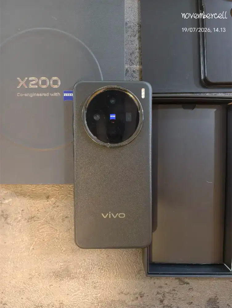vivo x200 12/256 mulus fullset ex garansi resmi