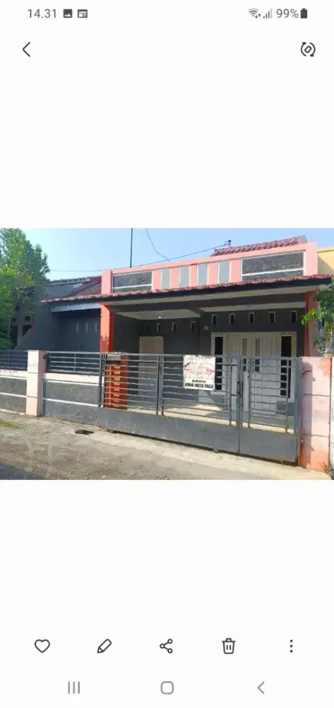 Dijual rumah Renovasi termurah di Tegal hanya Rp.280 juta saja.
