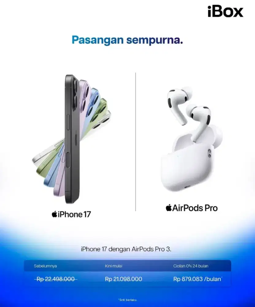 IPHONE 17 256GB NEW IBOX PROMO CASHBACK BULAN JULI 2026
