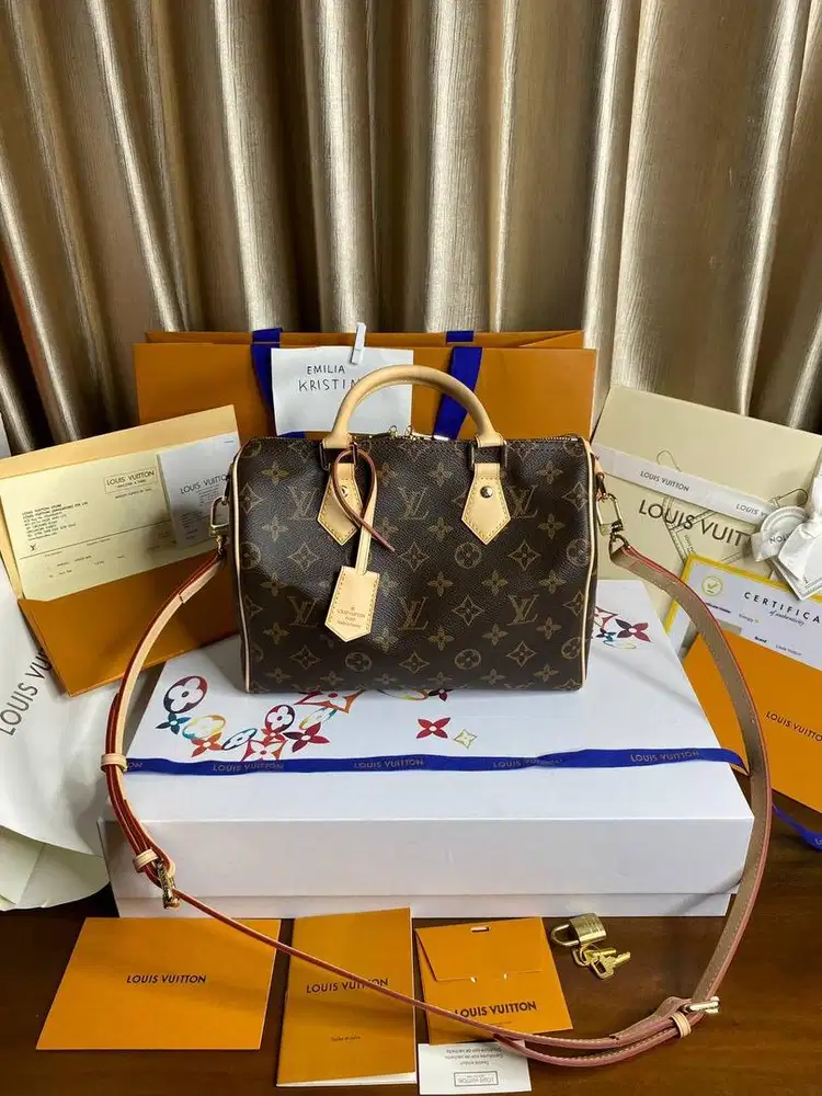 Preloved 2023 speedy 25 monogram Ebene Kanvas ghw