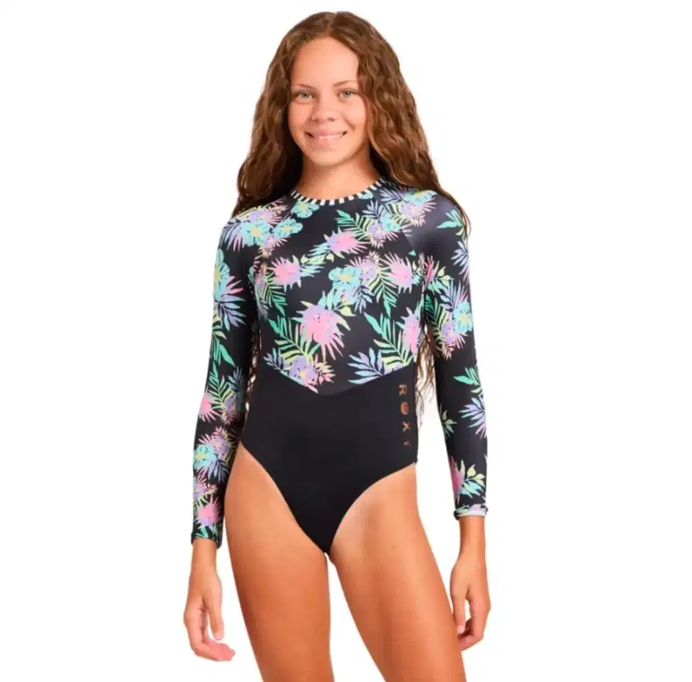 Roxy Girl Anthracite Aquarella Active Long Sleeve