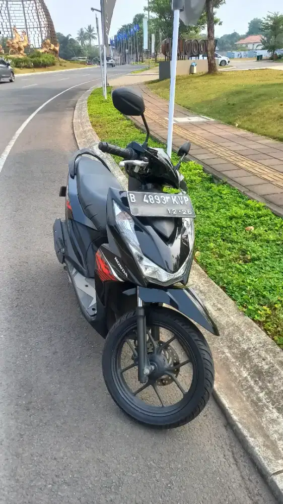 Jual honda beat 2021 surat lengkap pajak hdup plat bekasi kota