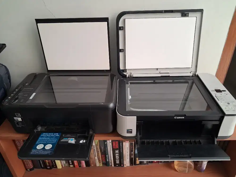 Printer Canon PIXMA MP258 dan HP Deskjet Ink Advantage