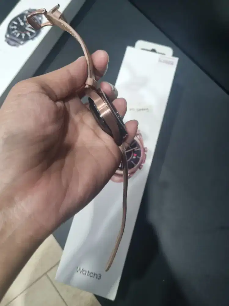 Samsug watch 3 rose gold lengkap
