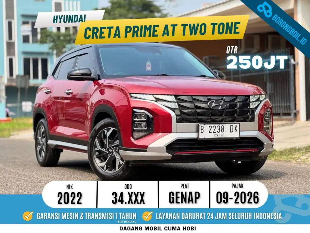 LOW KM! HYUNDAI CRETA 1.5 PRIME AT MERAH 2022