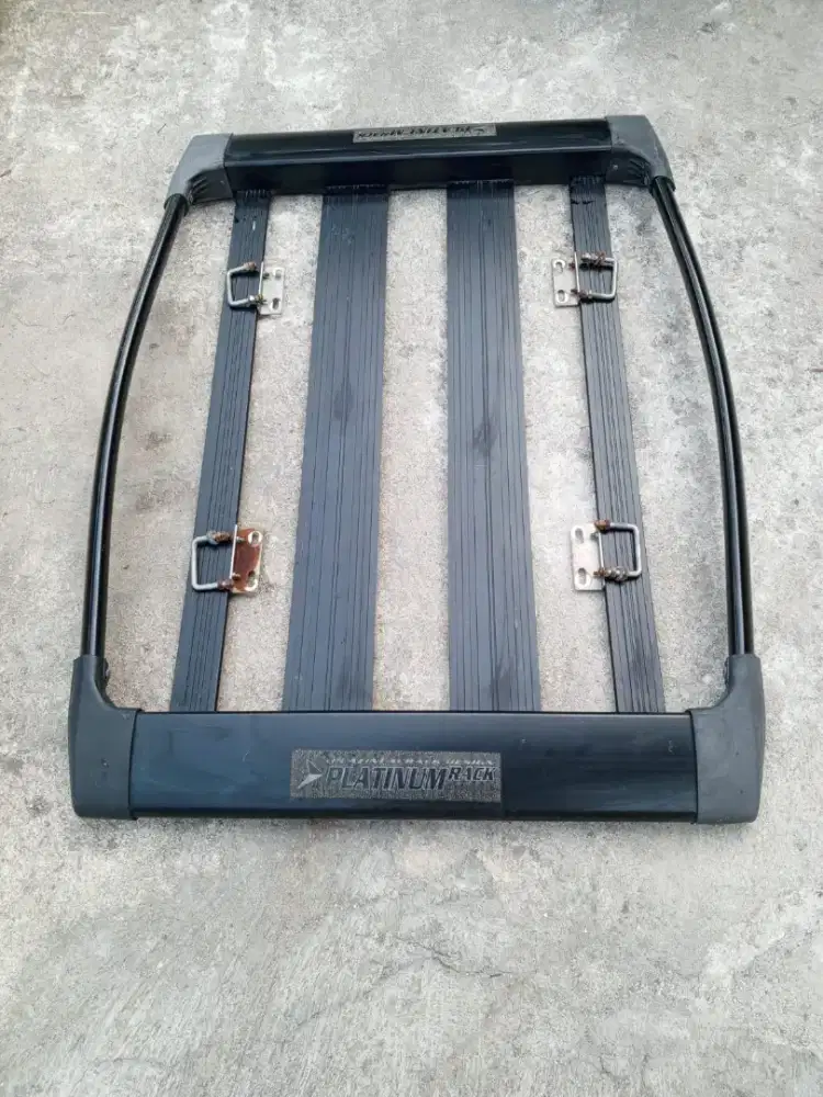 Roof Rack Rak Bagasi Atas Mobil Aluminium Merk PLATINUM - Used NEGO
