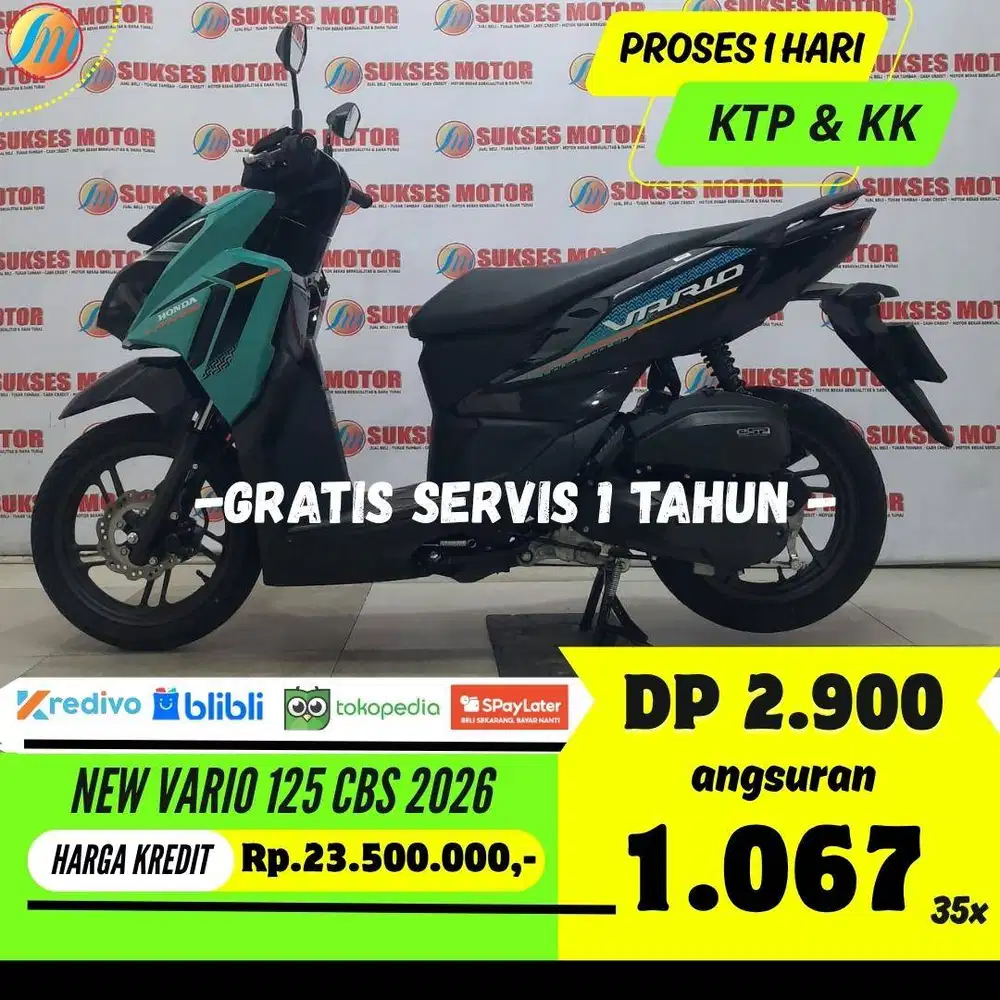 HONDA NEW VARIO 125 CBS 2026 SEKEN KREDIT MURAH ANGSURAN TERJANGKAU