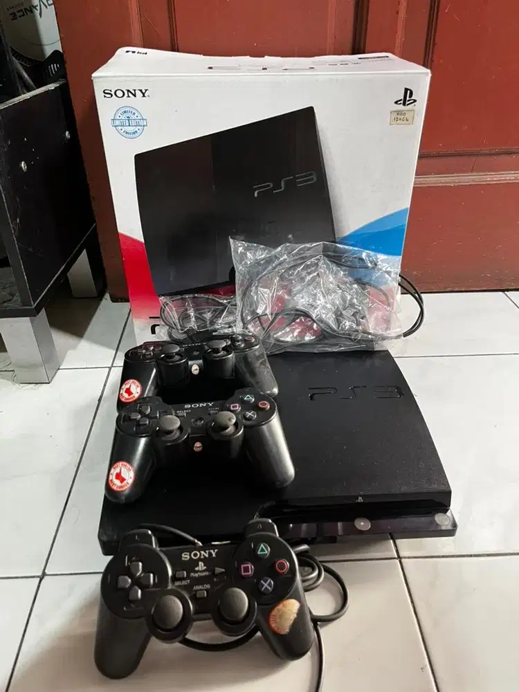 Jual cepat PS 3 full set + TV 24inch