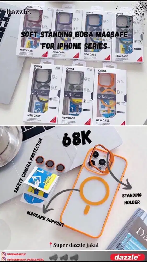 case standing magsafe ring boba
