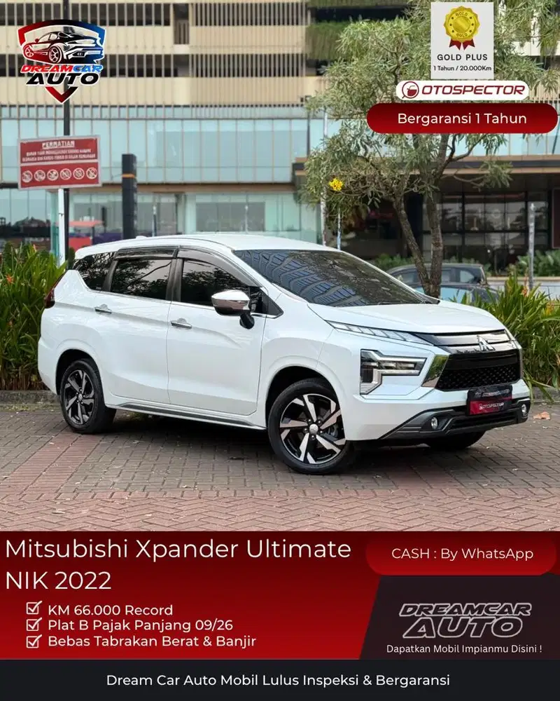 [ LOW KM ] Mitsubishi Xpander Ultimate 2022 Non cross sport gls