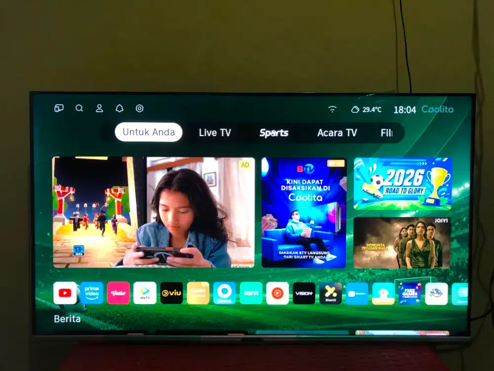 Smart TV Merek Coocaa 40in