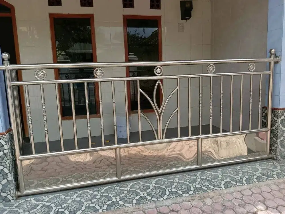 model pagar stainles minimalis