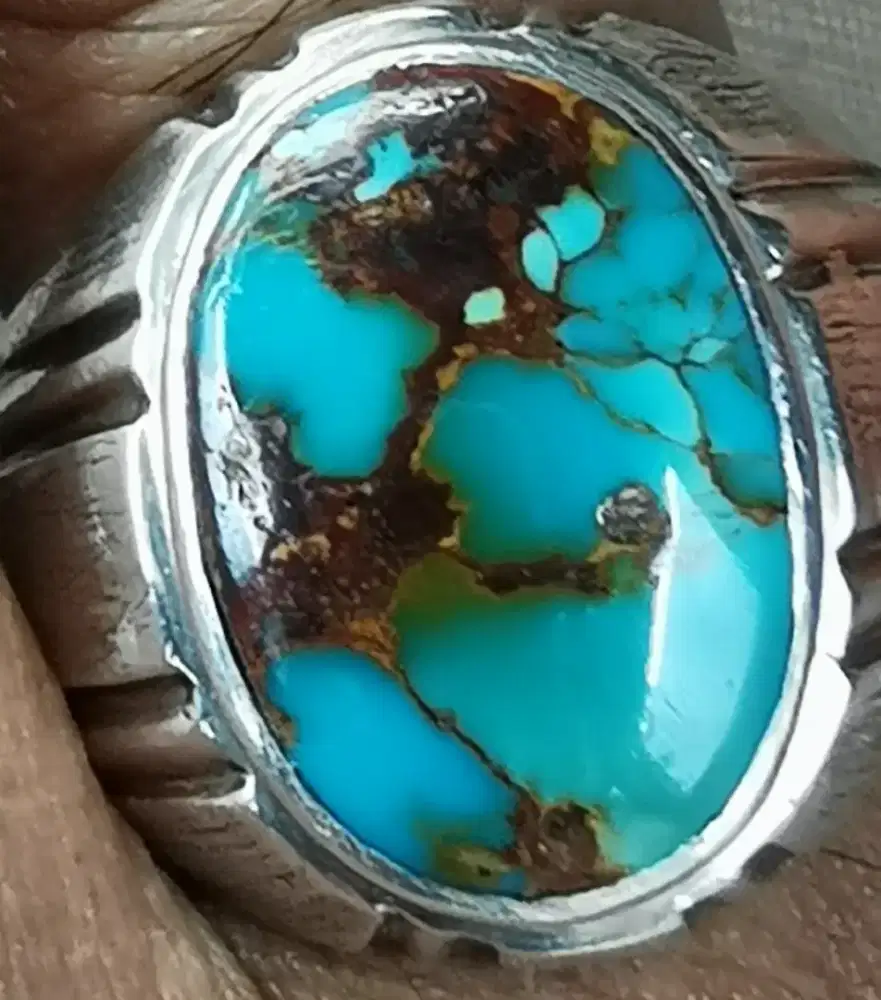 Cincin Perak Batu Phyrus