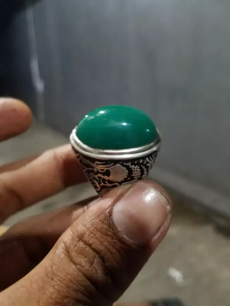 Bacan Jumbo Ring Perak Sisa Kuning