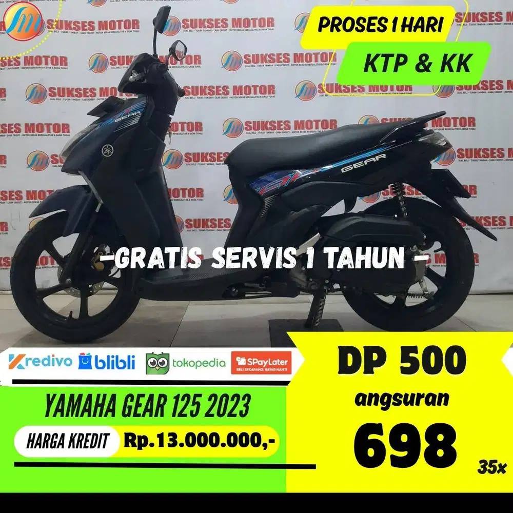 DP PROMO 500RIBU YAMAHA GEAR 125 2023 ANGSURAN SANGAT RINGAN