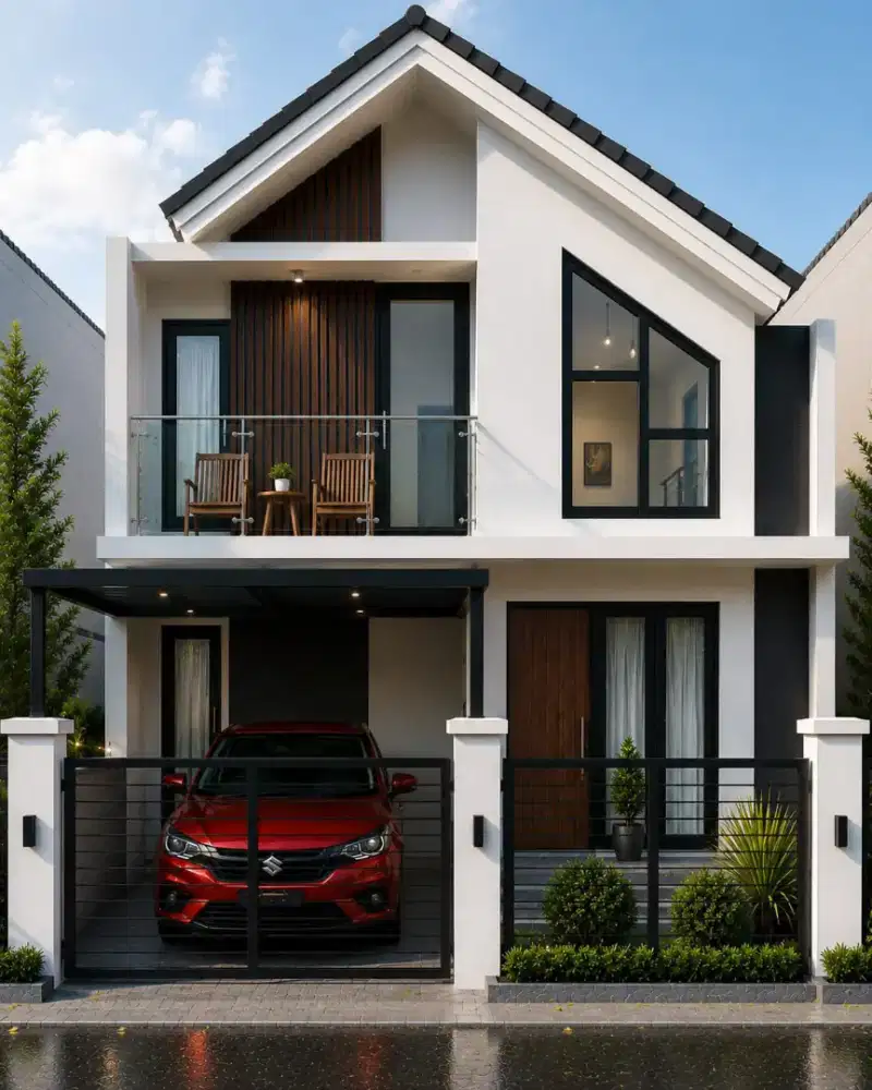 Rumah terasa 2 lantai di tajur halang dekat jalan baru bomang