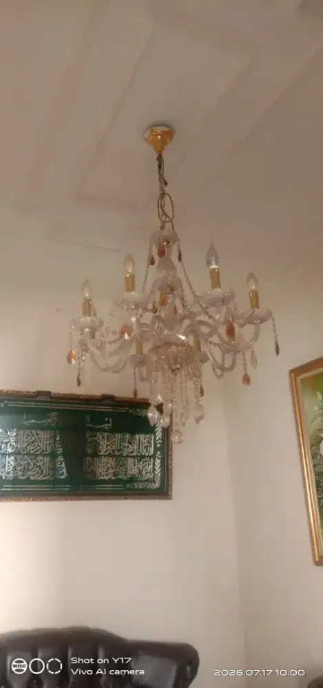Dijual lampu hias kristal cantik dan minimalis