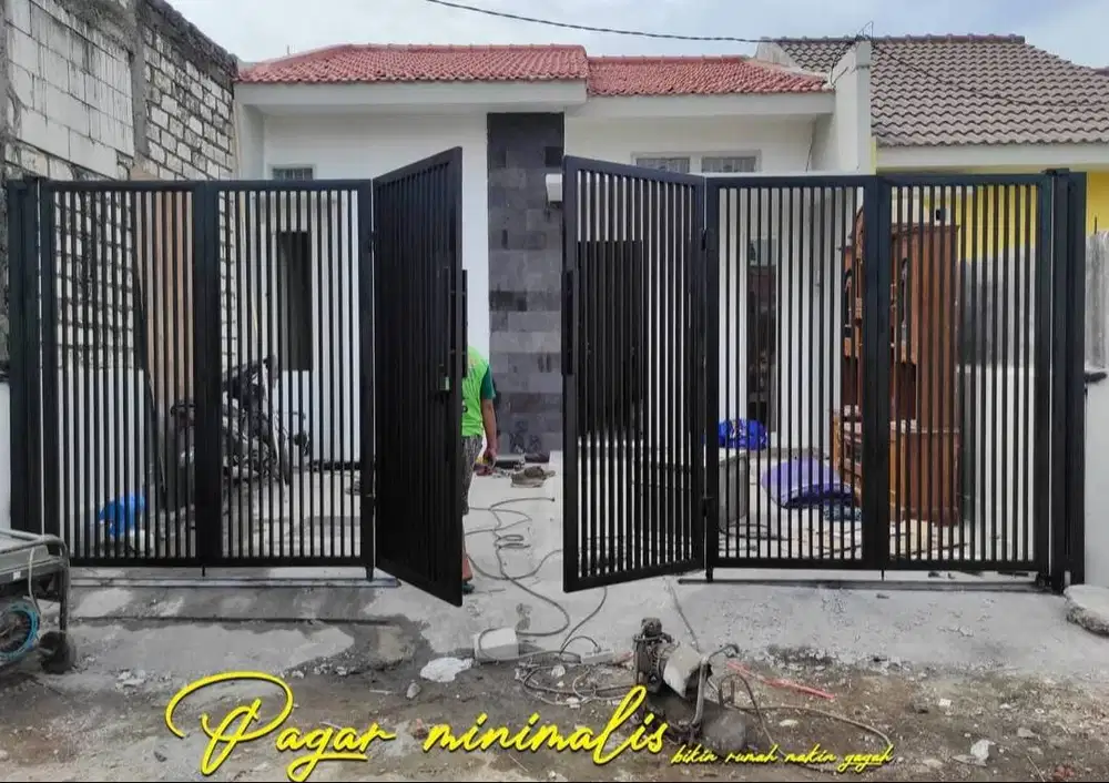 pintu pagar minimalis