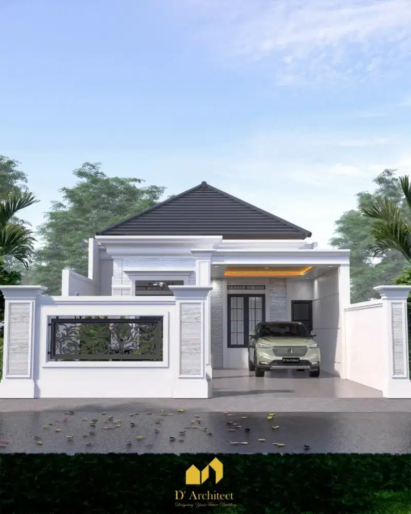 Rumah mewah bebas desain tanah luas