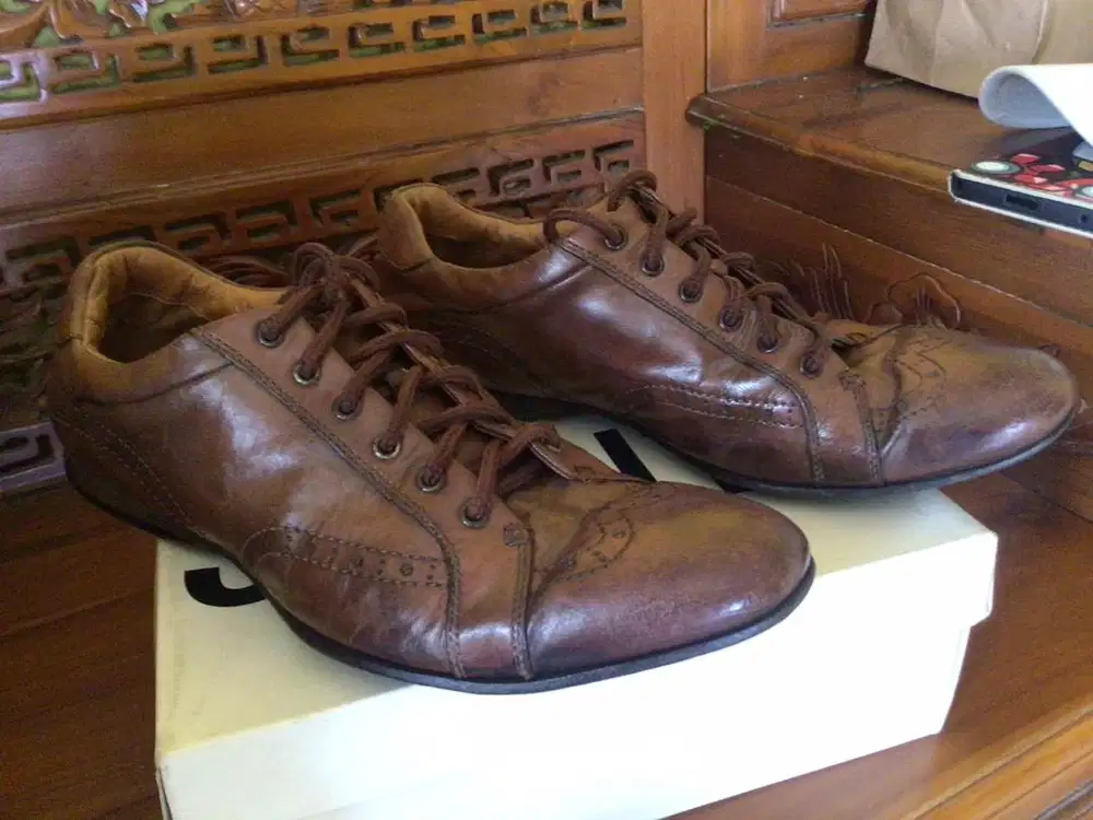 sepatu kulit CLARK original