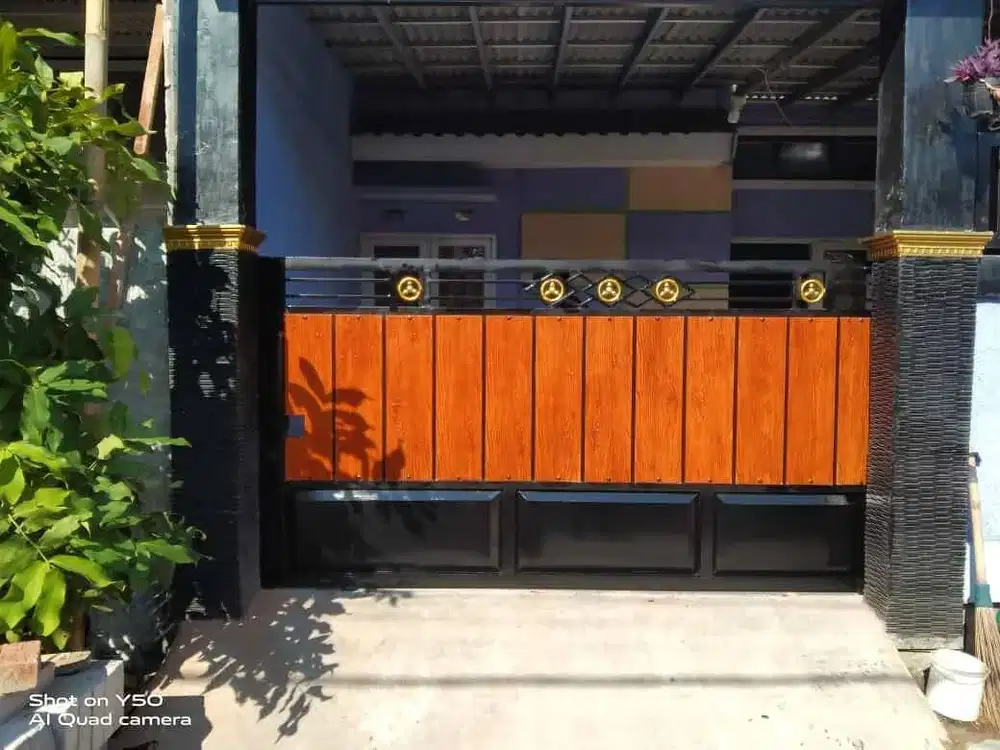 pintu pagar woodplank